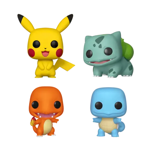 Pokémon Starters Pop! 4-Pack – Funko Pop!